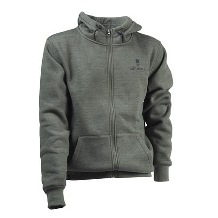 Ritssluiting Sweatshirt Voor Mannen - Kaki Gunki Chief