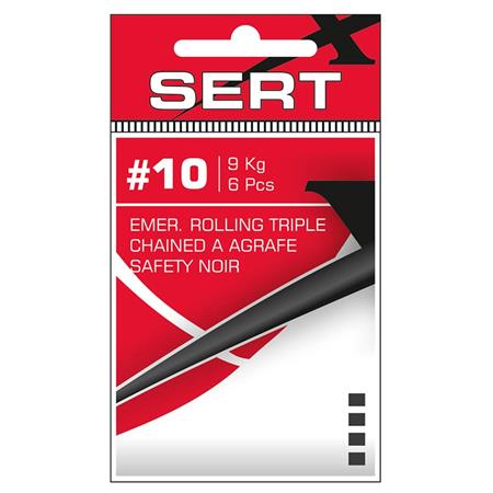 ROLLING SWIVEL SRT TRIPLE CHAINED À AGRAFE SAFETY