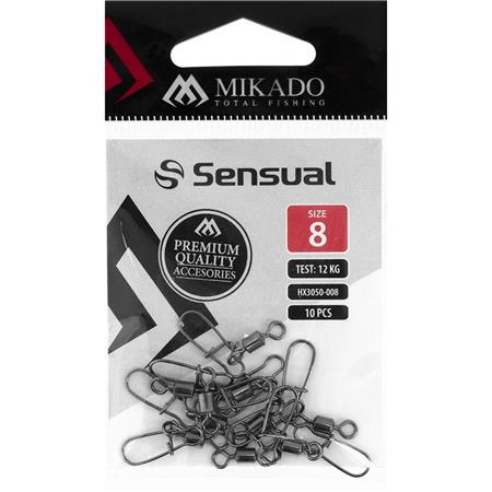 ROLLING WARTEL MIKADO ROLLING SWIVEL WITH FASTLOCK SNAP