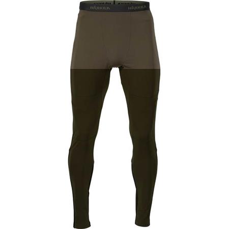 Ropa Interior Harkila Heat Caleçon Long - Kaki/Noir