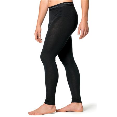 Ropa Interior Mixta Woolpower Long Johns M´S Lite - Noir