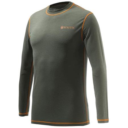 Ropa Interior Para Hombre Beretta Merino Base Layer L/S - Verde