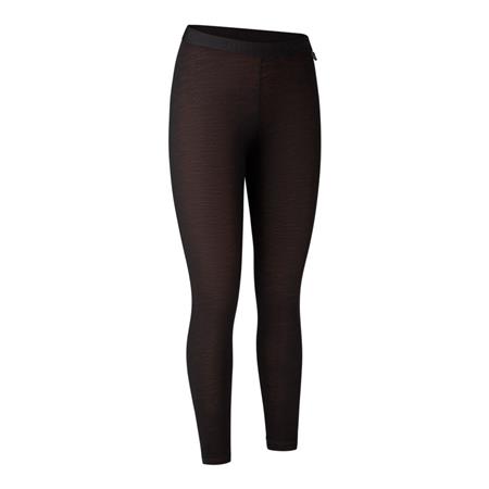 Ropa Interior Para Mujer Deerhunter Leggings Lady Quinn Merino - Black Oak