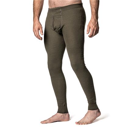 Ropa Interior Unisex Con Bragueta - Verde Woolpower Long Johns 200 Avec Braguette - Vert