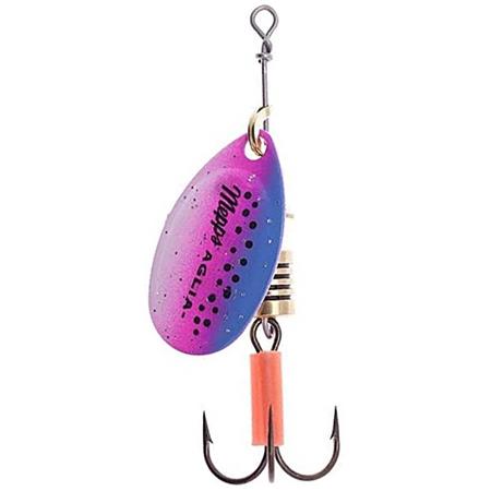 Rotierender Blinker Mepps Aglia Fluo Micropigments Rainbow Trout