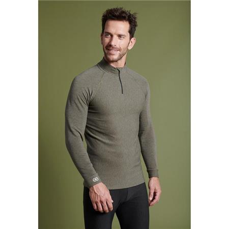 Roupa Interior Homem Damart Tee Shirt Thermolactyl Comfort 5 Zip