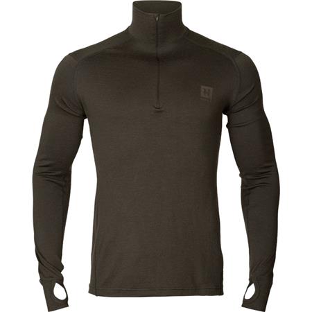 ROUPA INTERIOR MASCULINA HARKILA BASE ALL SEASON HALF ZIP T-SHIRT COL ROULÉ
