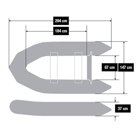 RUBBERBOOT MIVARDI M-BOAT 290P MK2
