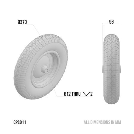 RUEDA CARP PORTER POUR CHARIOT MK2 WHEEL