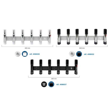 RUTENHALTER SEANOX INOX GESPALTENER ENDSTOPFEN FÜR 6 RUTEN