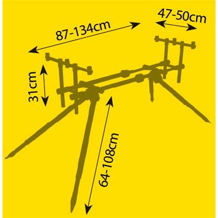 RUTENSTÄNDER MIKADO KAIJU POD 3 ROD