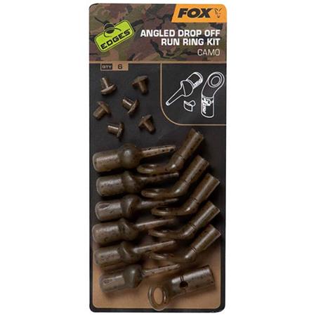 Sæt Fox Edges Camo Angled Drop Off Run Rig Kit