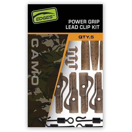 Sæt Fox Edges Power Grip Lead Clip Kit