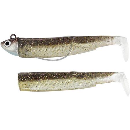 Sæt Med Armerede Softbaits Fiiish Combo Black Minnow 70 + Blyhoved Search