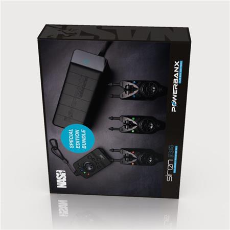 SÆT MED BIDMELDERE NASH SIREN R4 POWERBANX 80K BUNDLE