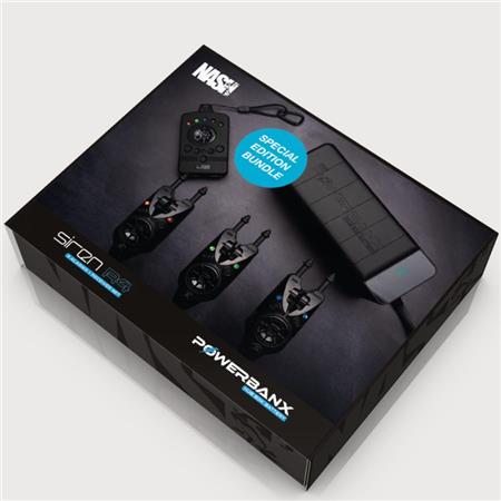 Sæt Med Bidmeldere Nash Siren R4 Powerbanx 80K Bundle