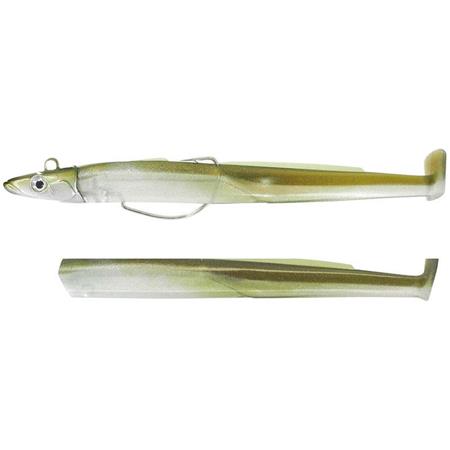 Sæt Med Bløde Agn Med Krog Fiiish Combo Black Eel 110 + Jighoved Offshore