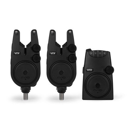 Sæt Med Detektorer + Central Avid Carp Vtx Bite Alarm Set
