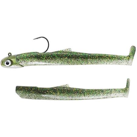 Sæt Med Færdigmonterede Softbaits Fiiish Double Combo Mud Digger 65 + Blyhoved Medium