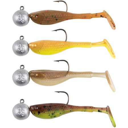 Sæt Med Færdigmonterede Softbaits Fox Rage Ultra Uv Micro Fry Loaded Lure Pack