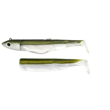 Sæt Med Færdigmonteret Softbait Fiiish Combo Black Minnow 160 + Blyhoved Off Shore