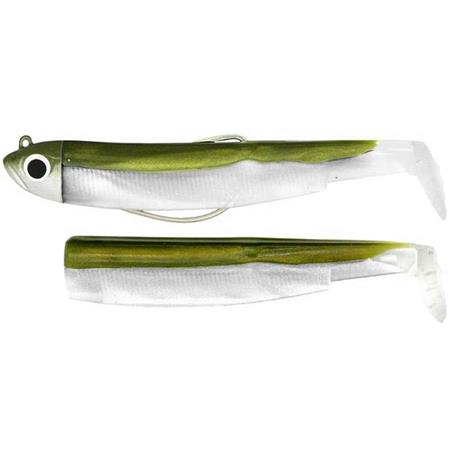 Sæt Med Færdigmonteret Softbait Fiiish Combo Black Minnow 90 + Blyhoved Shore