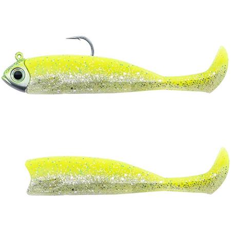 Sæt Med Færdigmonteret Softbait Fiiish Combo Master Shad 100 + Let Jighoved