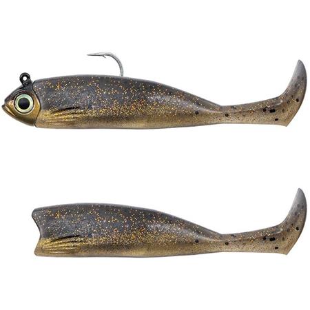 Sæt Med Færdigmonteret Softbait Fiiish Combo Master Shad 75 + Blyhoved Light