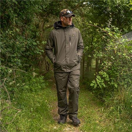 SÆT MED JAKKE OG SALOPETTE TIL HERRE AVID CARP REVOLVE WATERPROOF SUIT - KAKI