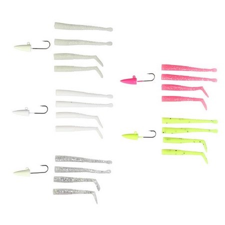 Sæt Med Monterede Softbaits Savage Gear Mini Sandeel