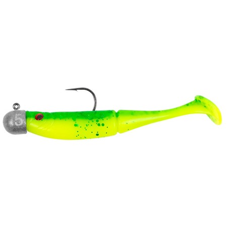SÆT MED MONTEREDE SOFTBAITS ZEBCO PACK DEMONIC POWER SHADS - 7.5CM - PAKKE MED 3