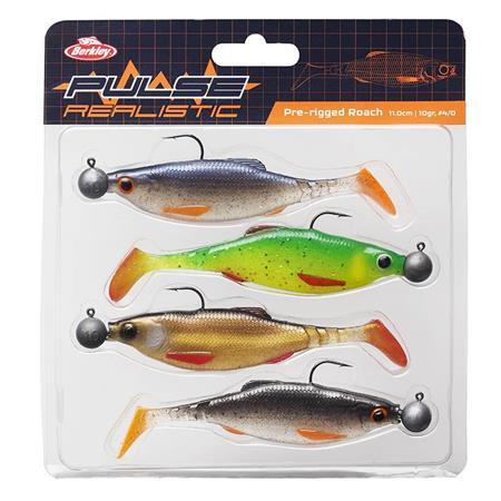 Sæt Med Softbaits Berkley Pulse Realistic Roach Prerigged