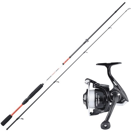 Sæt Spinning Srt Proceed Spincast + Fiskerulle Meka Efi Fd