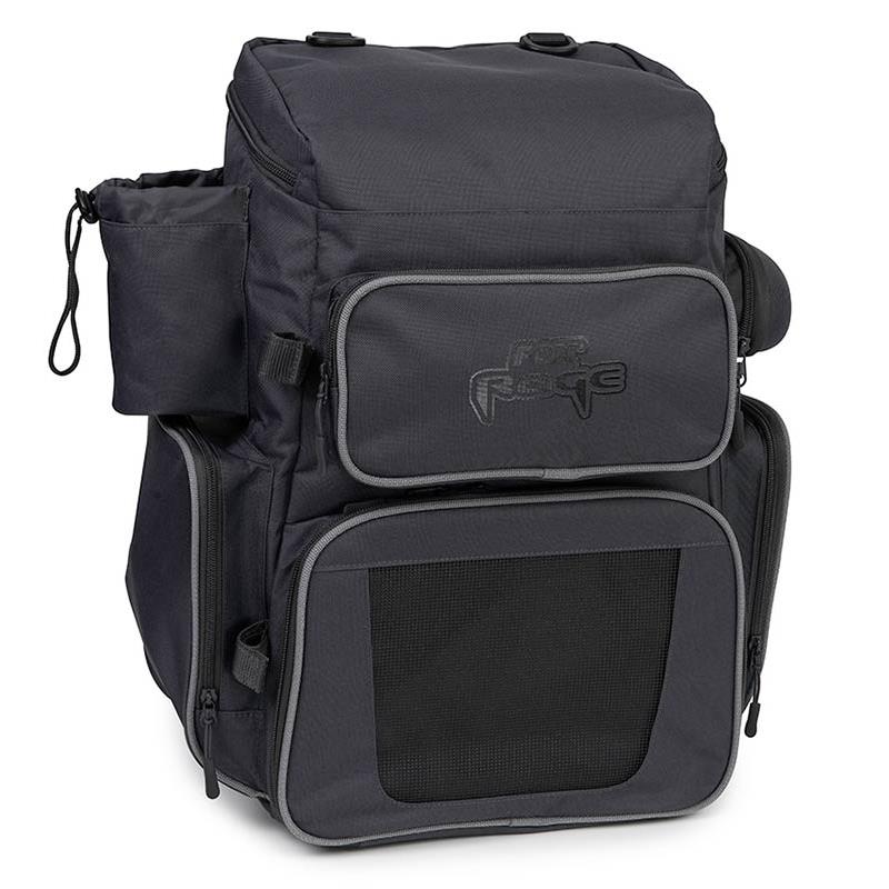 Sac à Dos Fox Rage Voyager Pour Pêche - Camouflage, 4 Boîtes Incluses, Support Canne, Housse Pluie, Dimensions 50x39x26 Cm