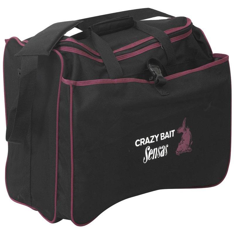 Sac De Pêche Sensas Carryall Classic - 73x41x36cm - Grands Compartiments Vert/Noir