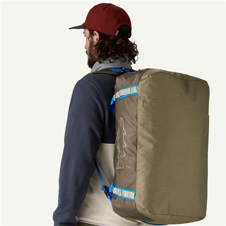 SAC DE TRANSPORT PATAGONIA BLACK HOLE DUFFEL 55L - BASIN GREEN W/FITZ TROUT