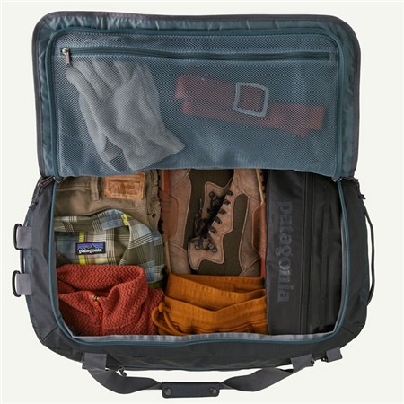 SAC DE TRANSPORT PATAGONIA BLACK HOLE DUFFEL 55L - BASIN GREEN W/FITZ TROUT