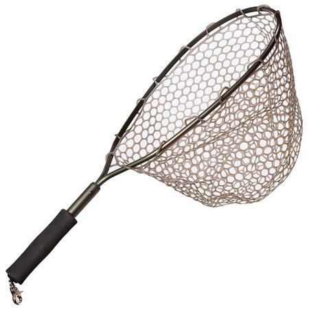 Sacadera Raqueta Adamsbuilt Aluminio Trout Net Rubber 15