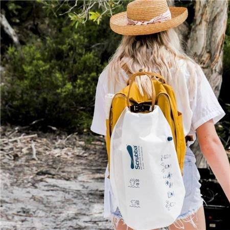 SACO DE LAVAGEM FORMATO BOLSO, LEVE E ECO-RESPONSÁVEL SCRUBBA FORMAT POCHE, LÉGER ET ÉCORESPONSABLE