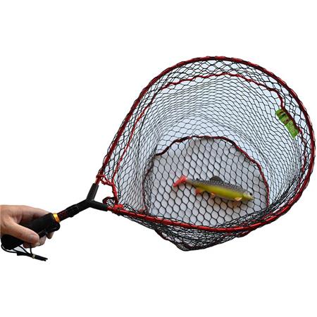 Σακούλα Για Ψάρεμα Με Μύγα Pafex Flynet Κόκκινο Κοντάρι Από Ανθρακονήματα - Δίχτυ Anti A Κεφαλή 50Εκ