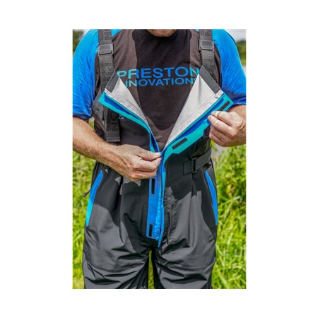 SALOPETTE DA UOMO PRESTON INNOVATIONS DF ULTRA 25K BIB & BRACE - NERO