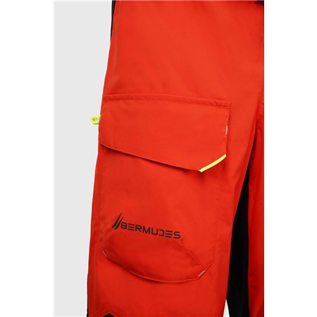 SALOPETTE HOMME BERMUDES MESH INSHORE OP10K - ORANGE