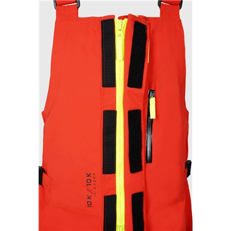 SALOPETTE HOMME BERMUDES MESH INSHORE OP10K - ORANGE
