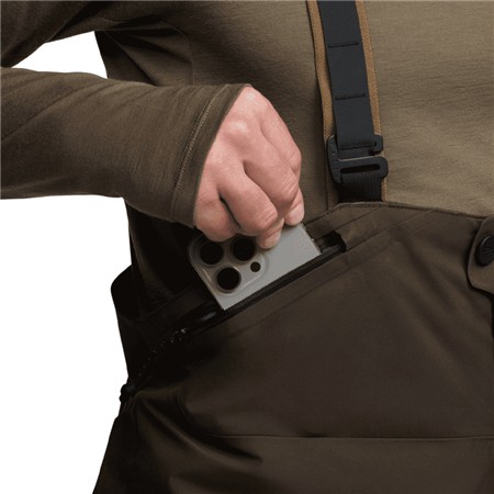 SALOPETTE HOMME SITKA BLIZZARD PRO BIB - EARTH