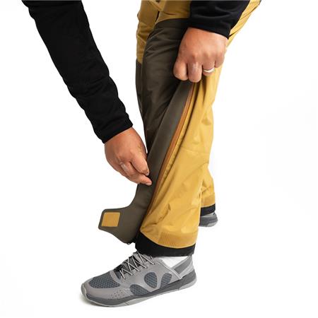 SALOPETTE VOOR HEREN ADVENTER & FISHING LESJON - ZAND/KAKI