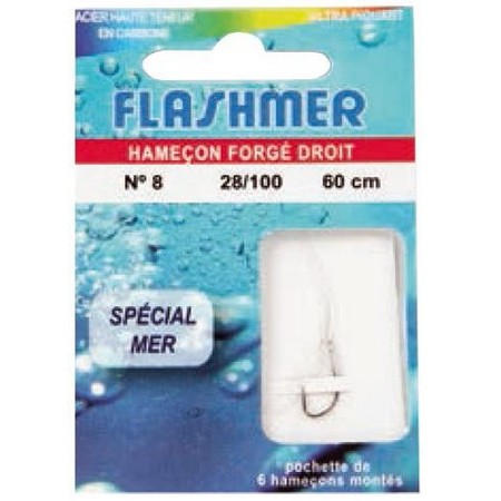 Saltwater Hook Flashmer - Pack Of 60