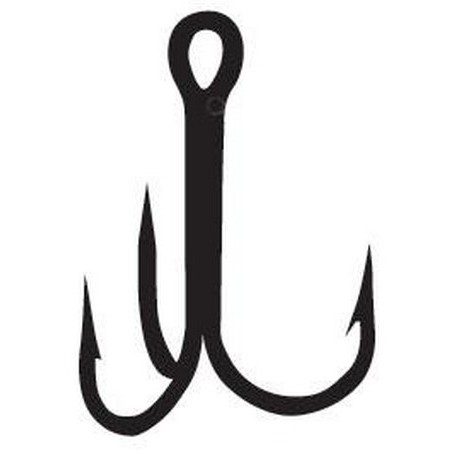 Saltwater Treble Hook Asari Round - Pack Of 10