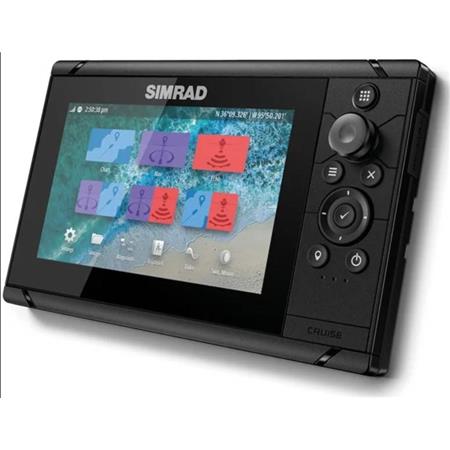 SCANDAGLIO GPS SIMRAD CRUISE 7 + SONDA TRASDUTTORE DA POPPA 83/200KHZ