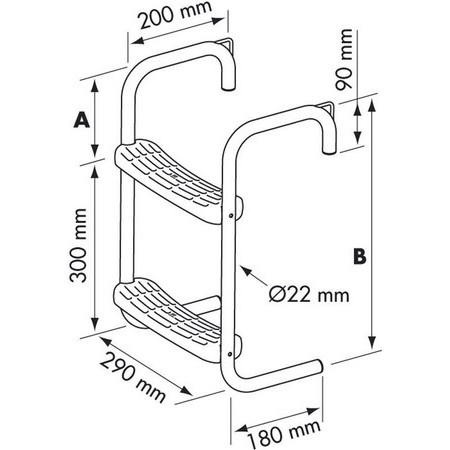 Scară Plastimo Inox Pentru Ponton