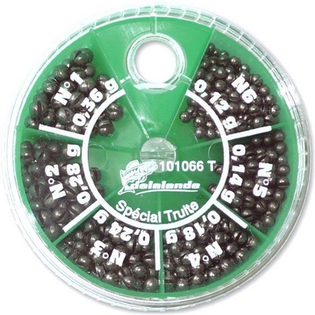 Scatola Di Piombi Delalande 6 Scomparti Marcati